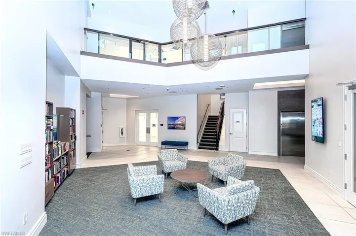 Lobby of gym