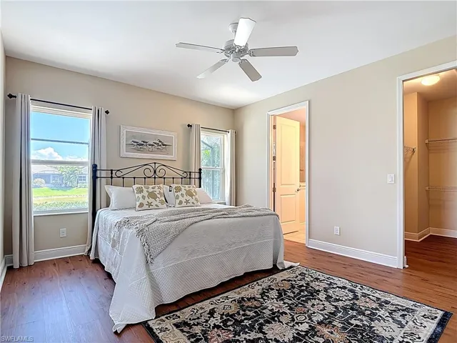 King Size primary bedroom en Suite and large walk-in closet