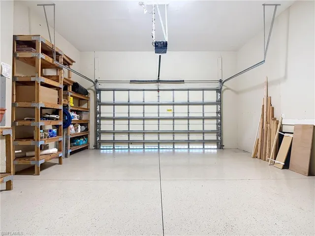 Extra 2 ft longer custom length garage & epoxy flooring