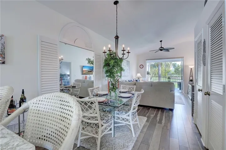 The open floor plan is amazing. High ceilings provide an abundant of natural light.