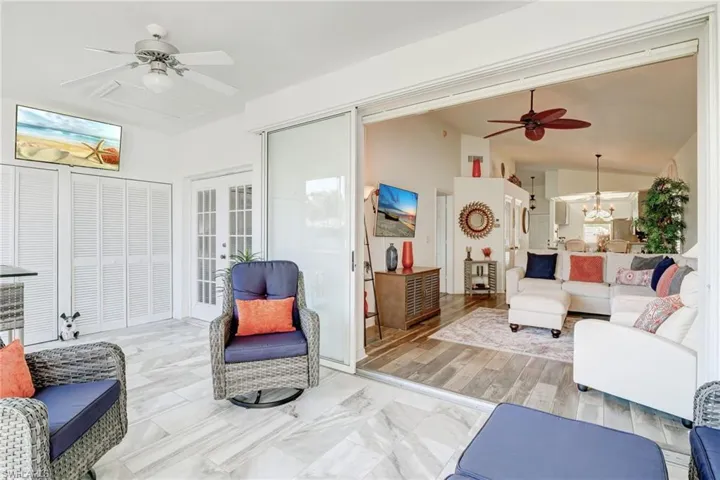 The lanani is very large, take a listen to the birds singing.  New floors.  Some new furniture included.