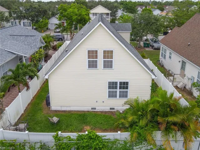 View of back of property