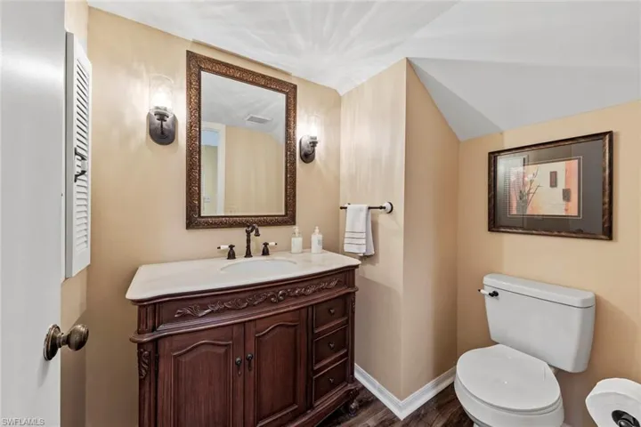 1st floor half bath