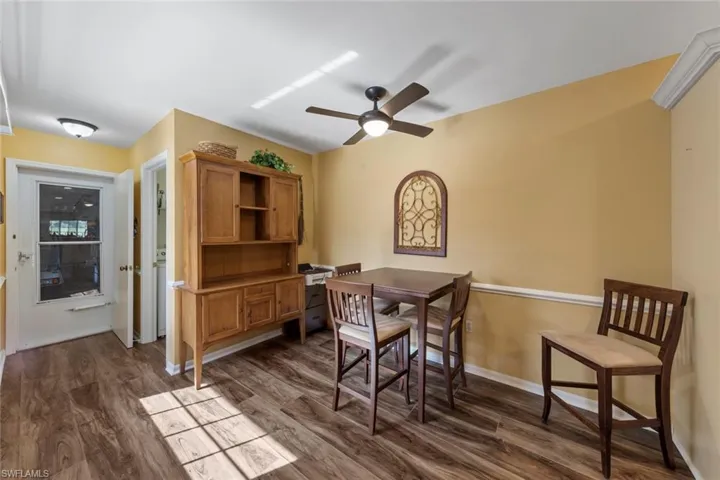Breakfast nook, laundry room located through door on right, garage to left