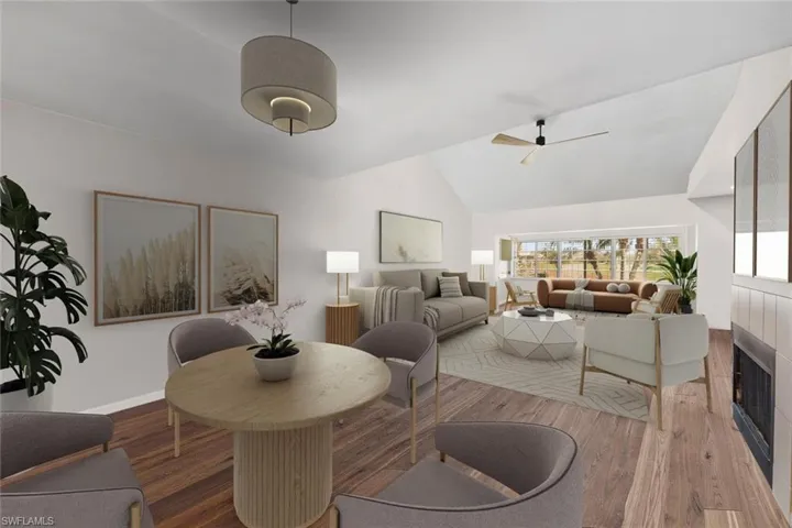 ***VIRTUALL STAGED***Great room / dining area