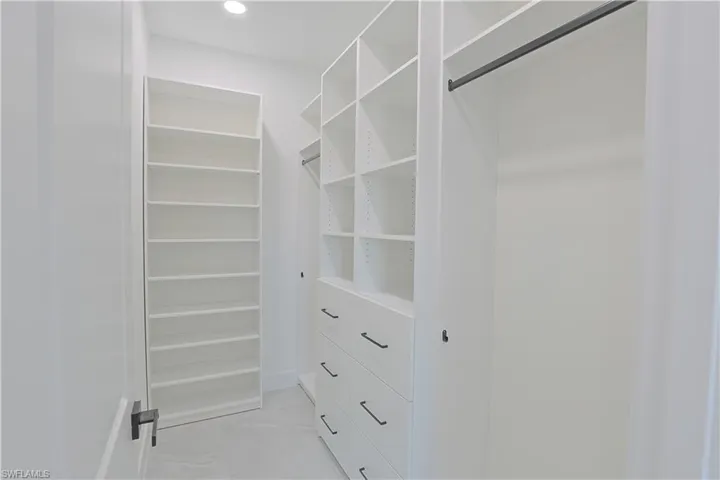 View of spacious closet