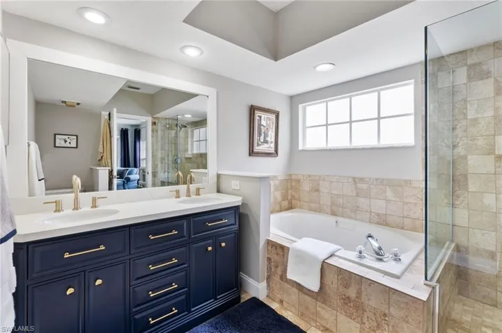 Updated master bathroom