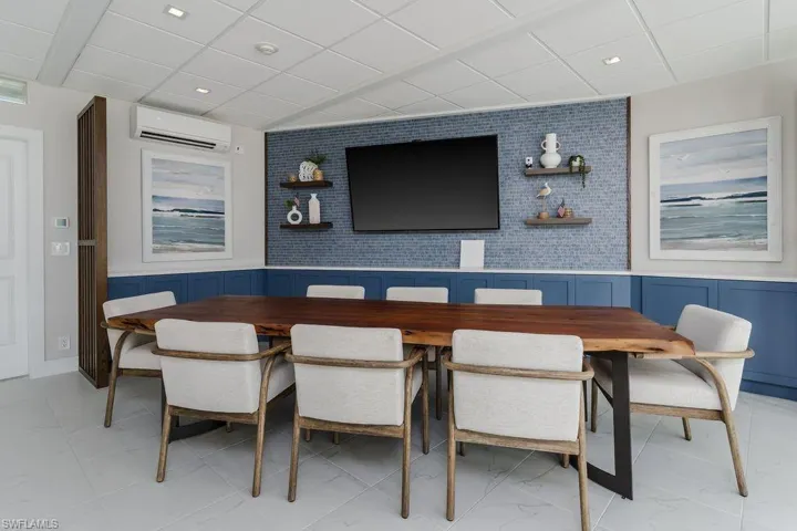 Large Dining table in Community room