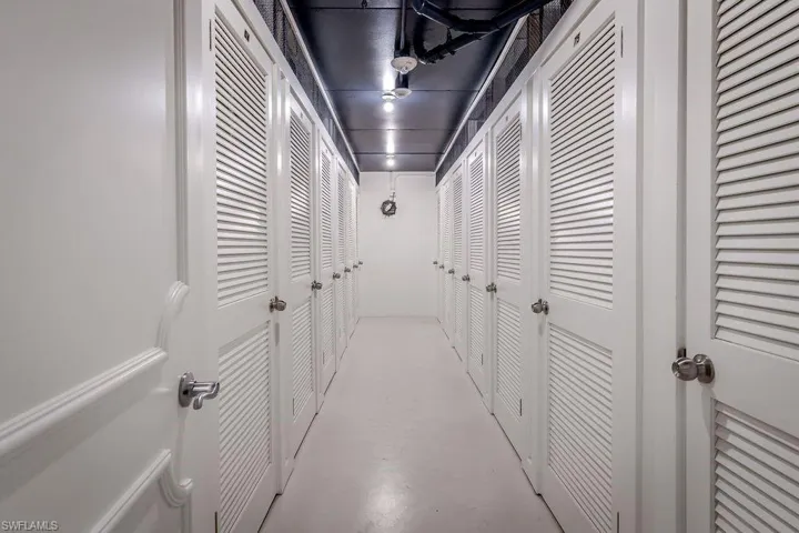 AIR CONDITIONED STORAGE is across hallway from unit's front door