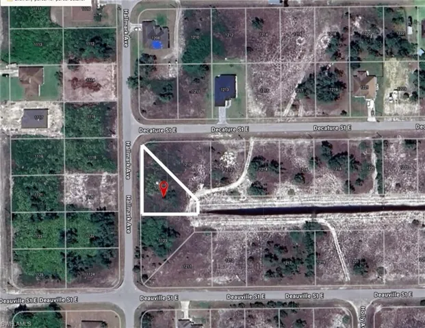 Aerial view of property's location
