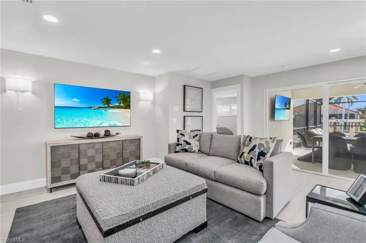 Open-concept living space perfect for gatherings - Virtually Edited Image