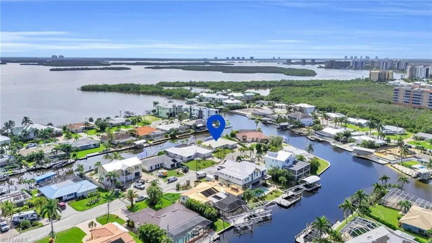 Aerial View with stunning water views and boating opportunities  - Virtually Edited Image