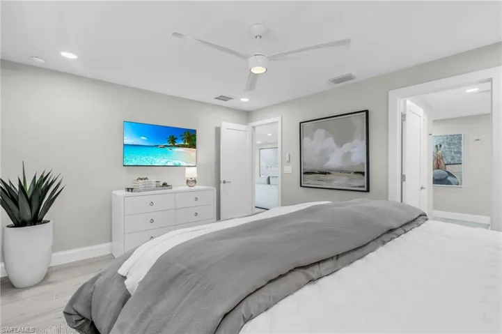 Master #2 Bright bedroom offering a peaceful and comfortable retreat - Virtually Edited Image