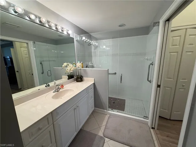 Large primary bathroom