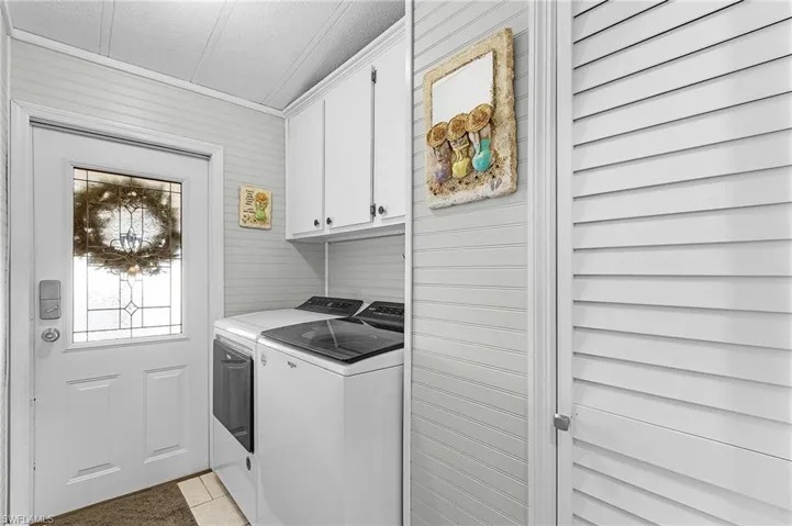 Laundry room inside