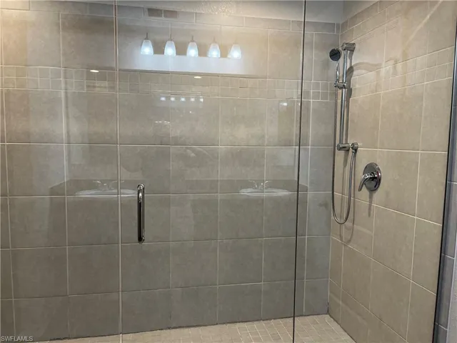 Bathroom featuring an enclosed shower
