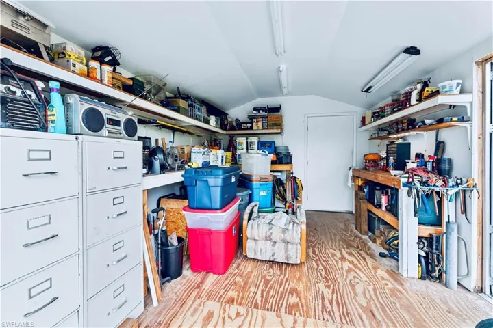View of storage area