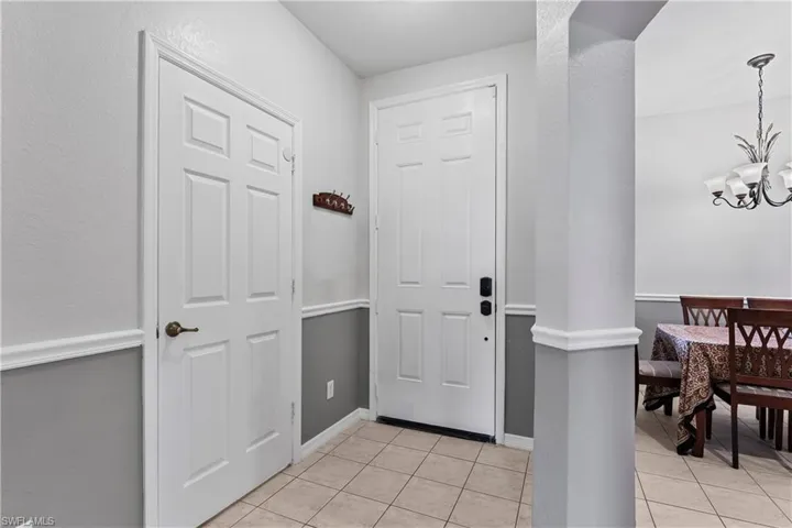 Entrance to unit