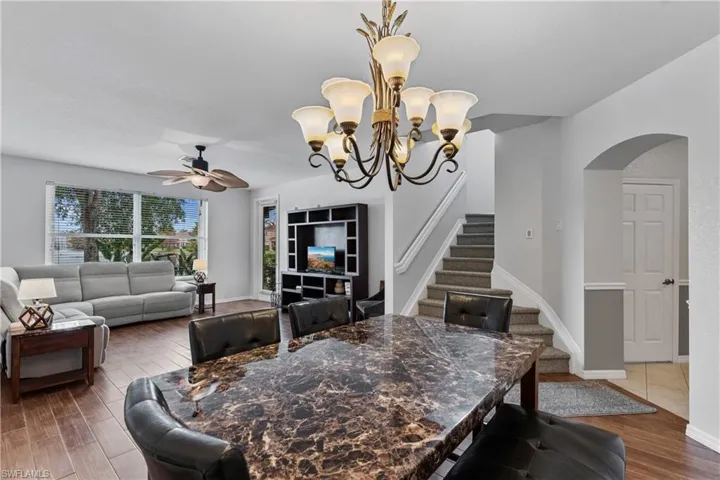 Dining Room view to Family Room