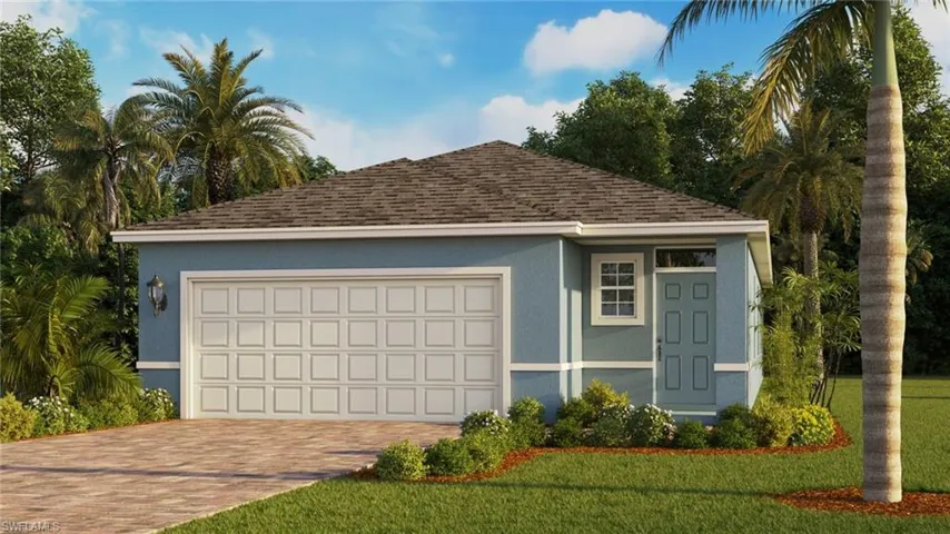 Garage with a yard