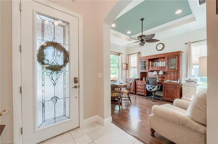 Custom door with impact glass insert