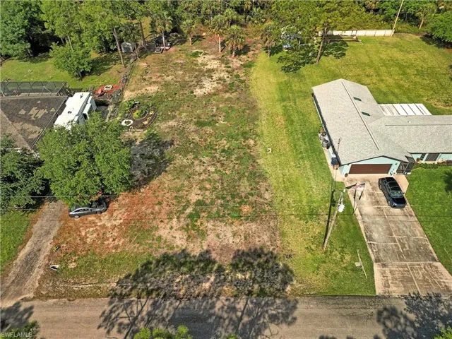 Aerial view of the property