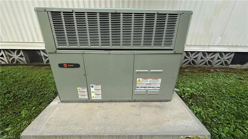 TRANE air conditioner installed in 2020.