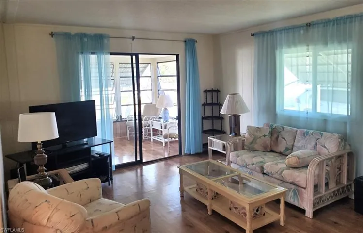 TV and all furniture and furnishings are included in the sale!
