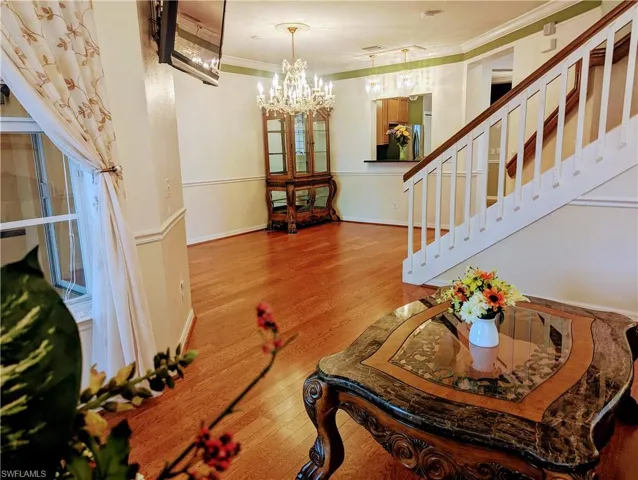 Open floor plan dining room and living room
