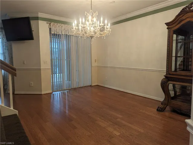 dining room with hardwood flooring