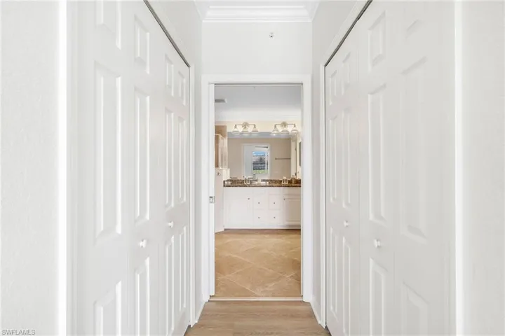 His and Hers Walk-In Closets