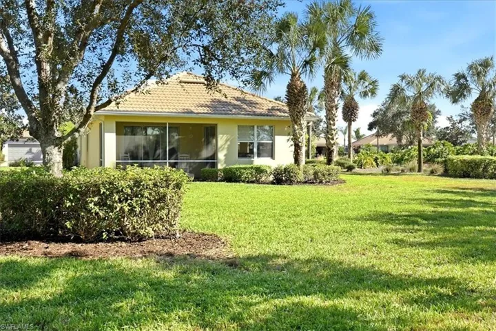 Home sits on a park like setting