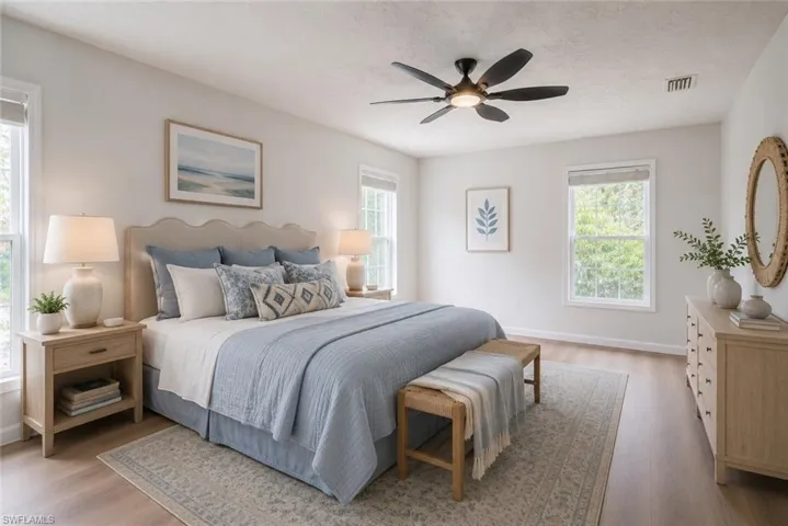 Second floor primary bedroom