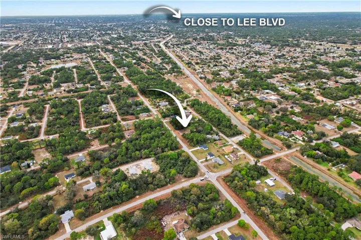 Aerial overview of property's location