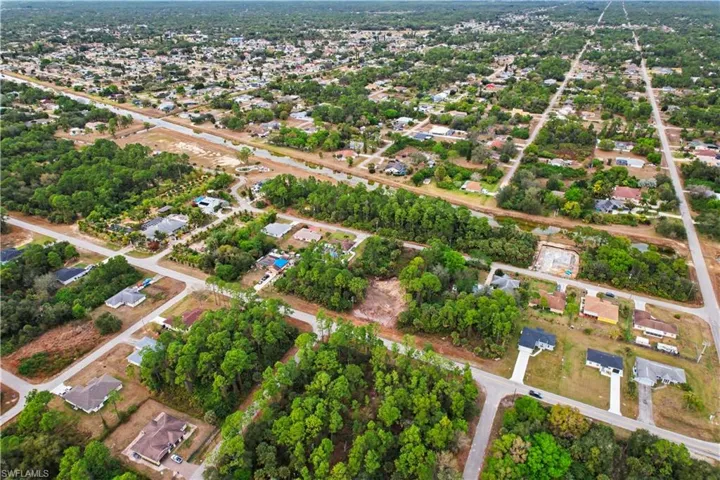 Aerial overview of property's location