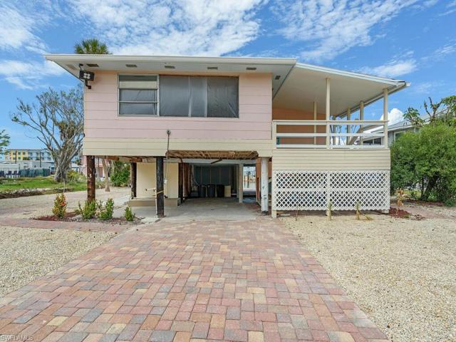 Front with parking spaces