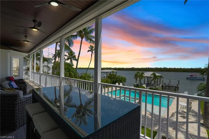 View from main living area deck. Virtually Edited