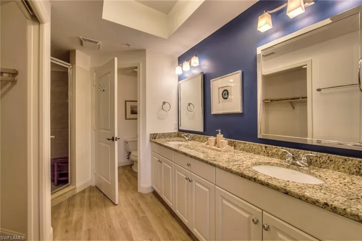 Nice Dual Vanity, Shower & Private Commode!
