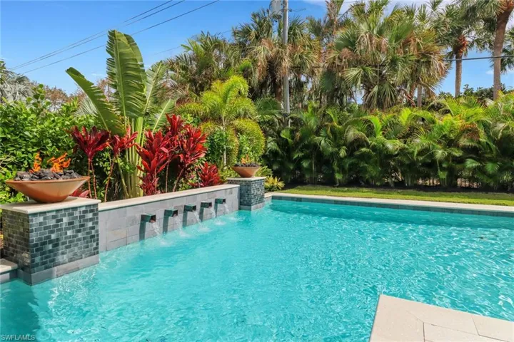 View of pool