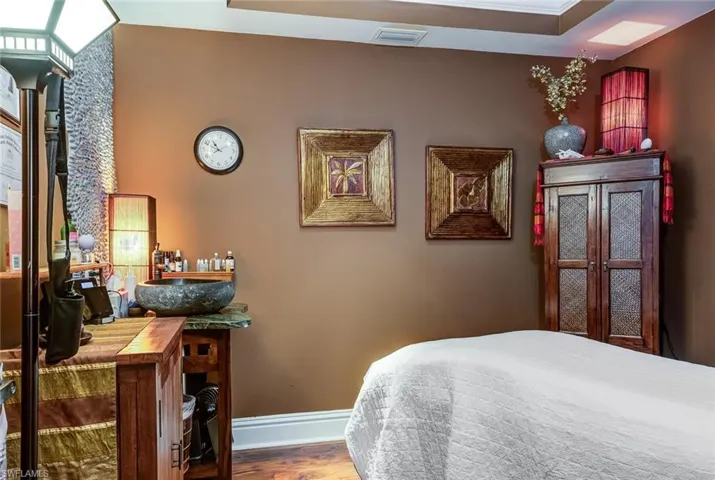 Spa massage room