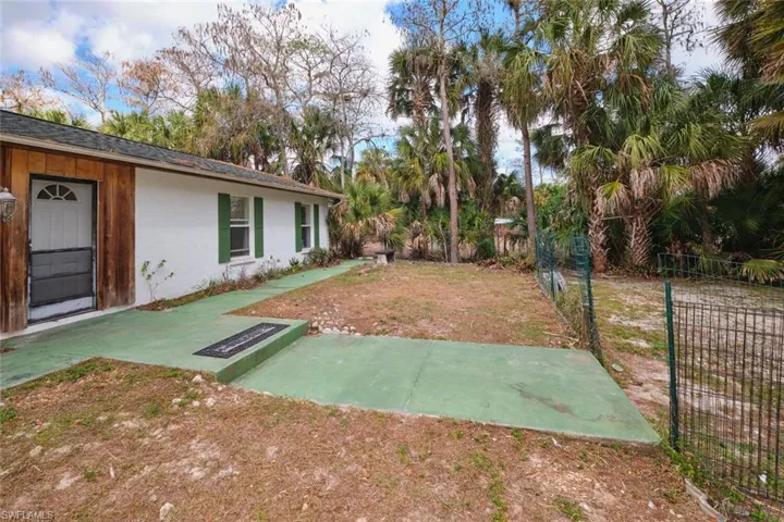 walkway to front door