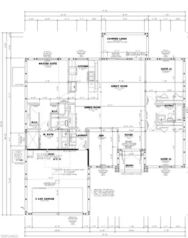 Floor plan from approved architectural drawings. Dimensions and finishes should be verified against the completed home.