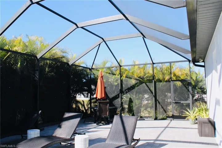 Expansive Poolside Area