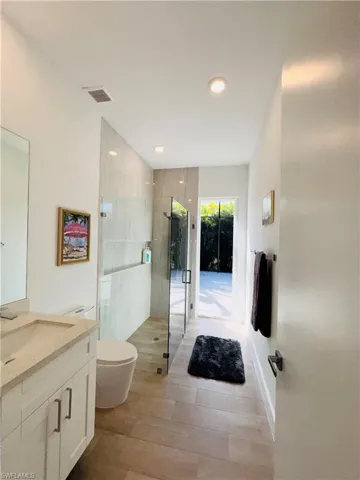 Pool Access from Bathroom