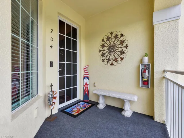 Glass Door At Front Entry