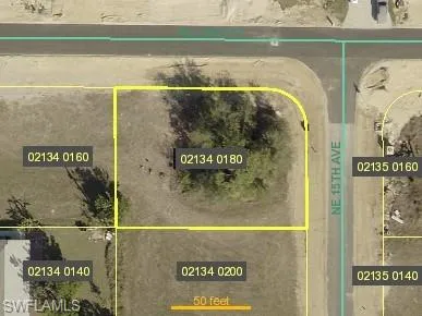 Map of property location featuring property parcel outlined
