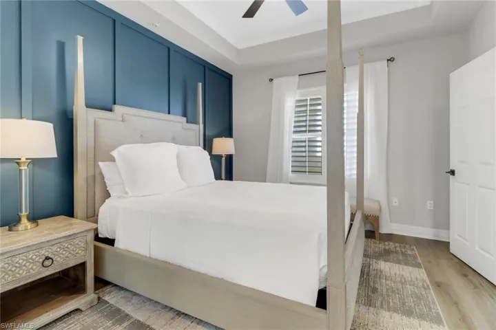 Bedroom featuring light wood-type flooring