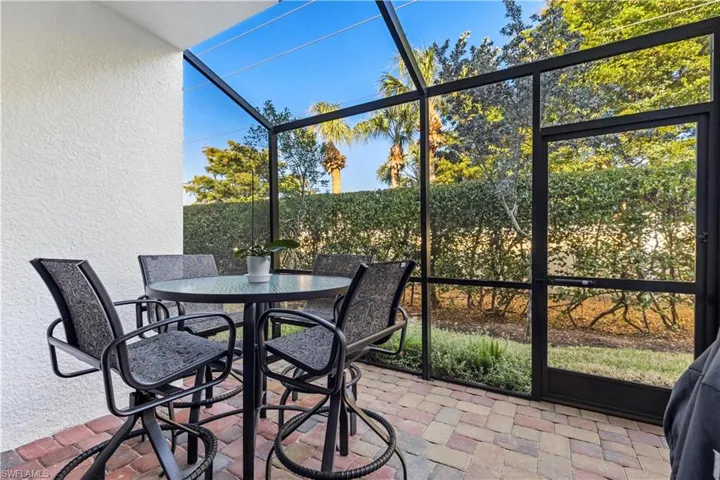 View of extended screened lanai