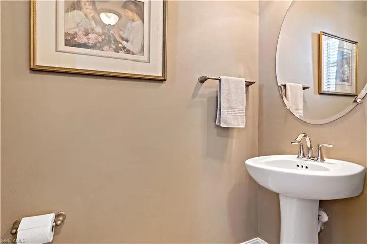 First floor half Bathroom