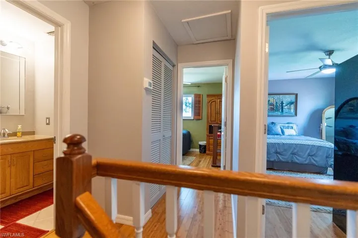 Side-by-side second floor bedrooms